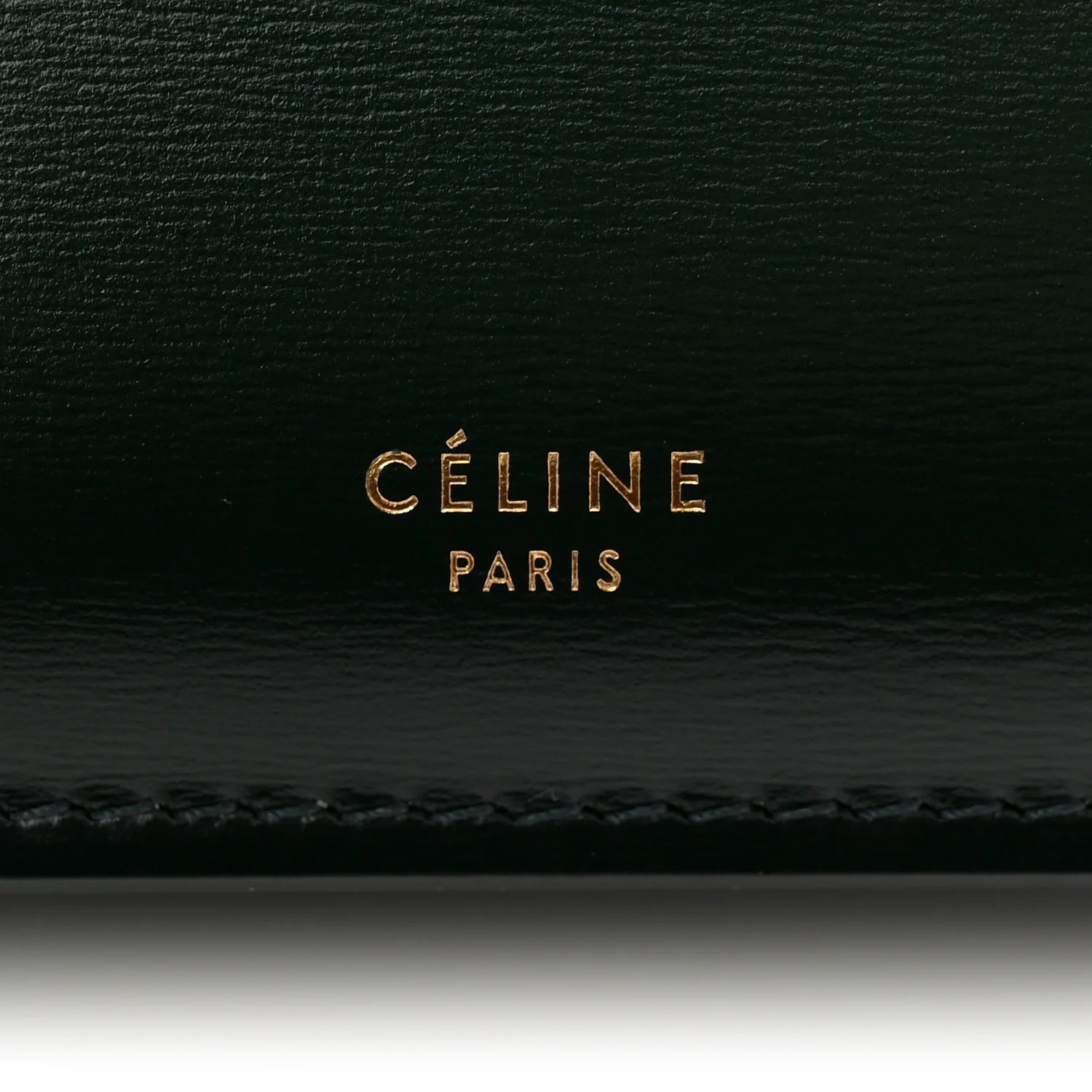 Patina Box Calfskin Medium Clasp Bag Dark Green