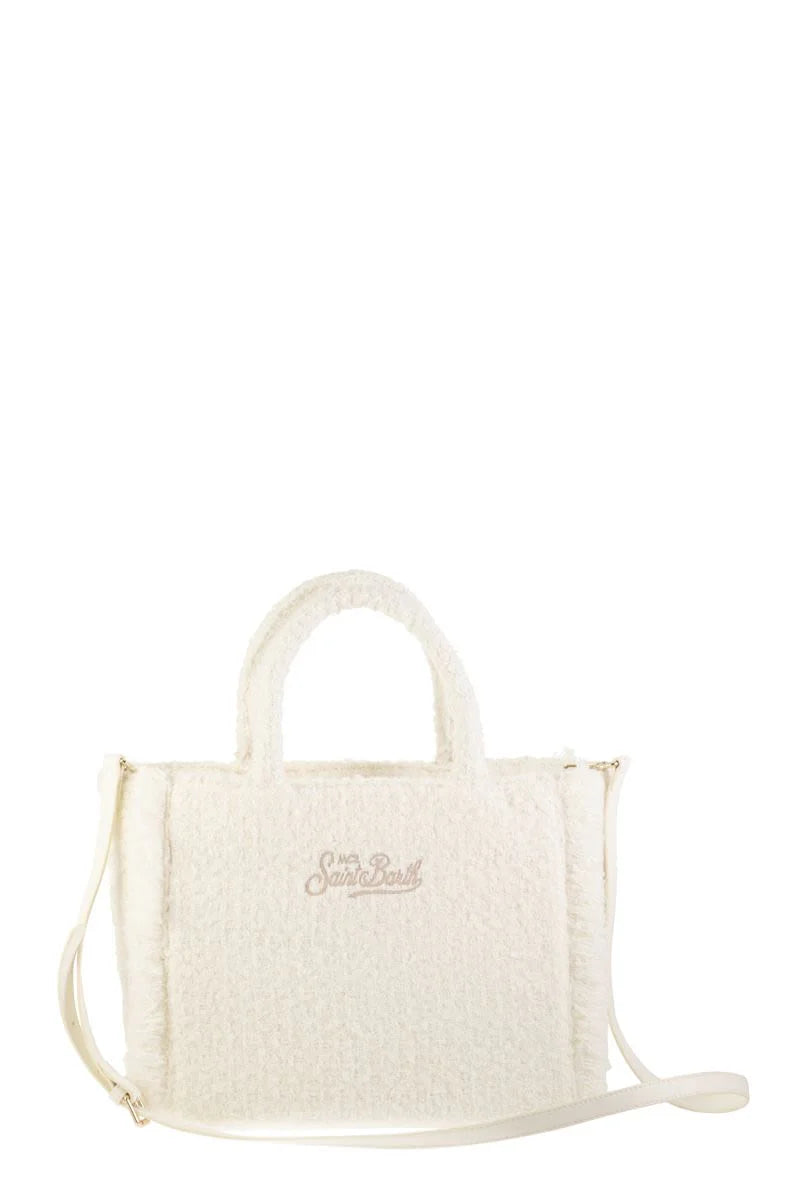 COLETTE - FABRIC HANDBAG with LOGO