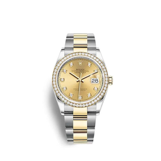 Datejust 36 Oystersteel and Yellow Gold Ref# 126283RBR-0004