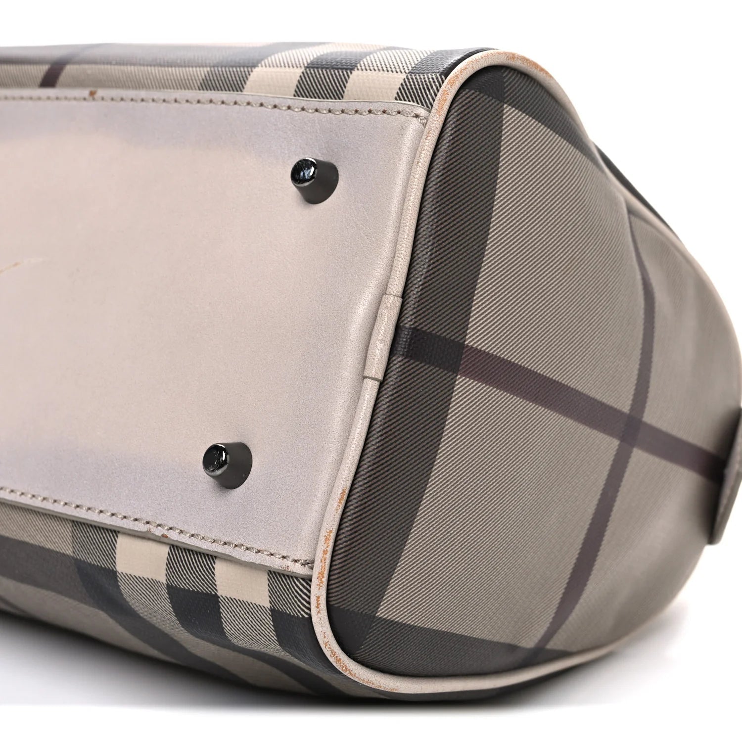 Smoked Check Small Chester Bowling Bag Trench