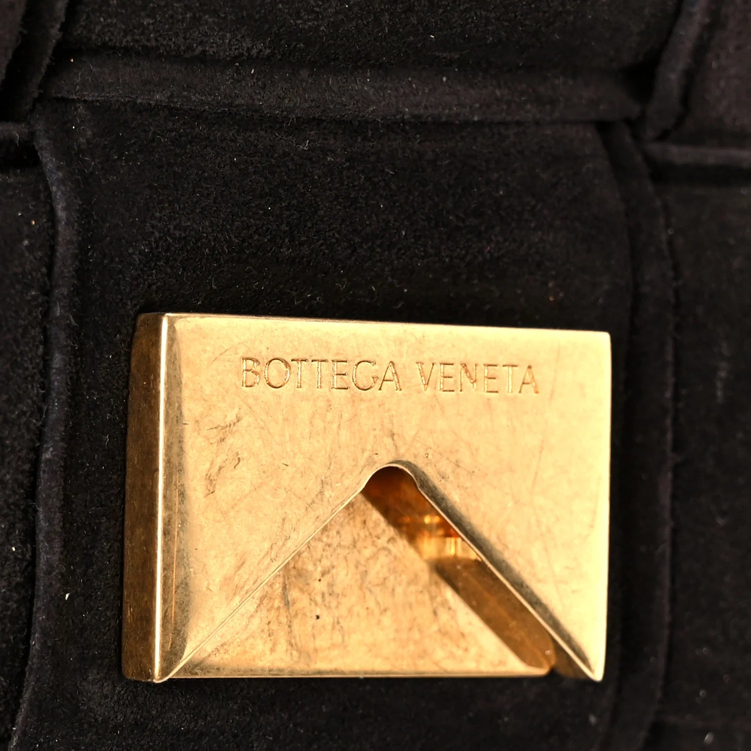 Suede Maxi Intrecciato Padded Chain Cassette Crossbody Bag Fondant