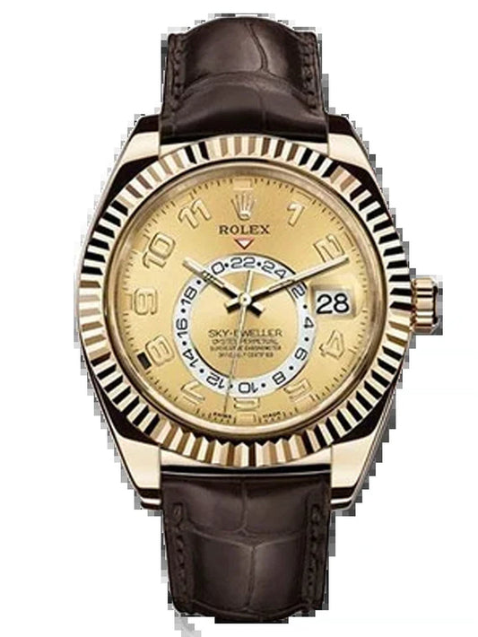 Rolex Sky-Dweller Yellow Gold Mne'S Watch 326138 Ch