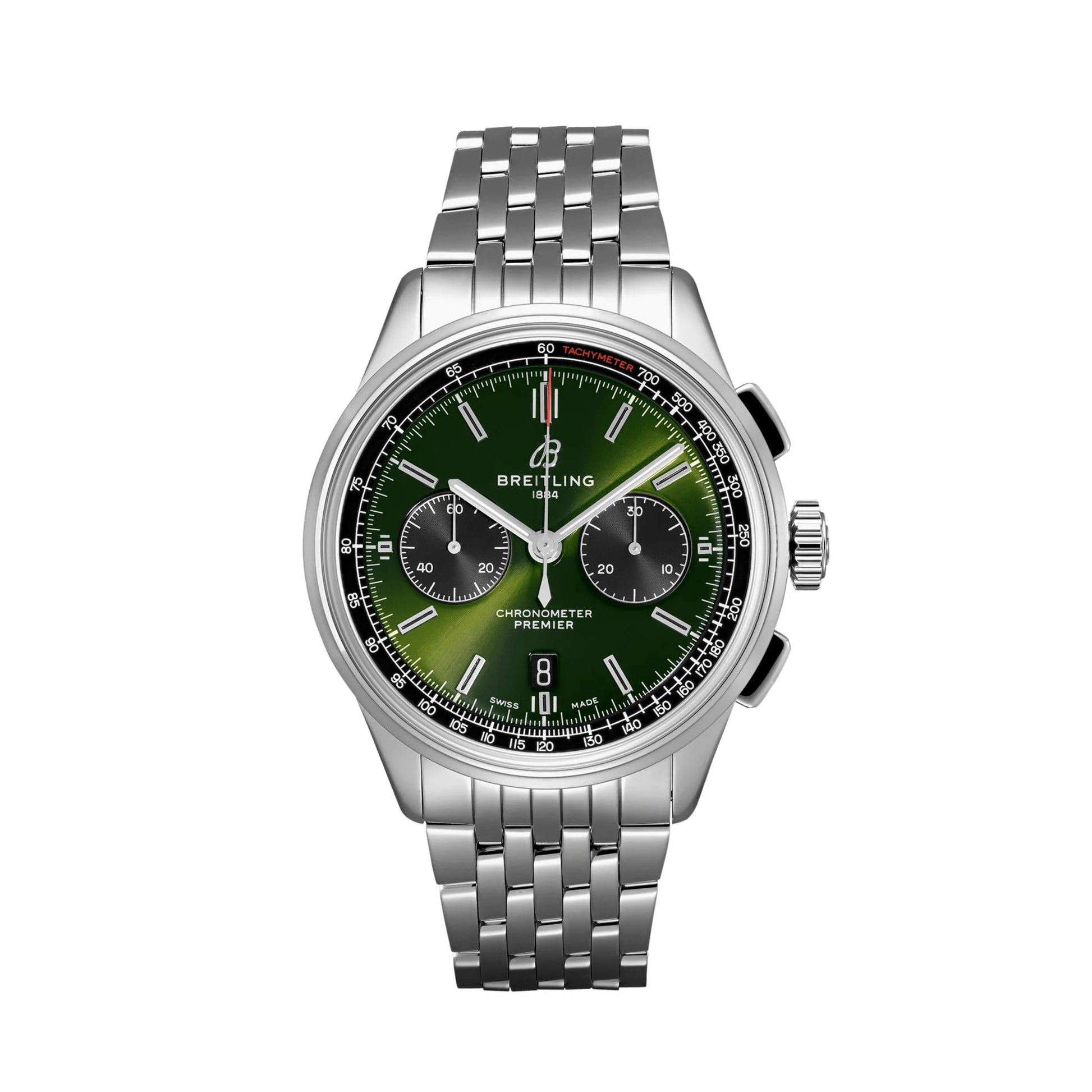 Premier B01 Chronograph 42 BENTLEY BRITISH RACING GREEN, Ref# AB0118A11L1A1