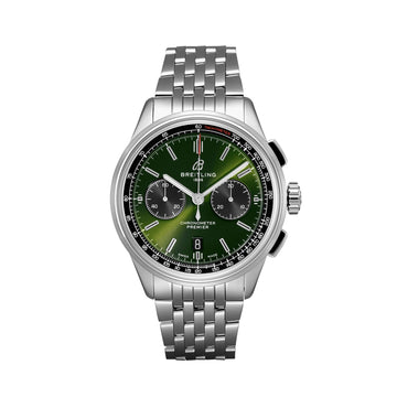 Premier B01 Chronograph 42 BENTLEY BRITISH RACING GREEN, Ref# AB0118A11L1A1