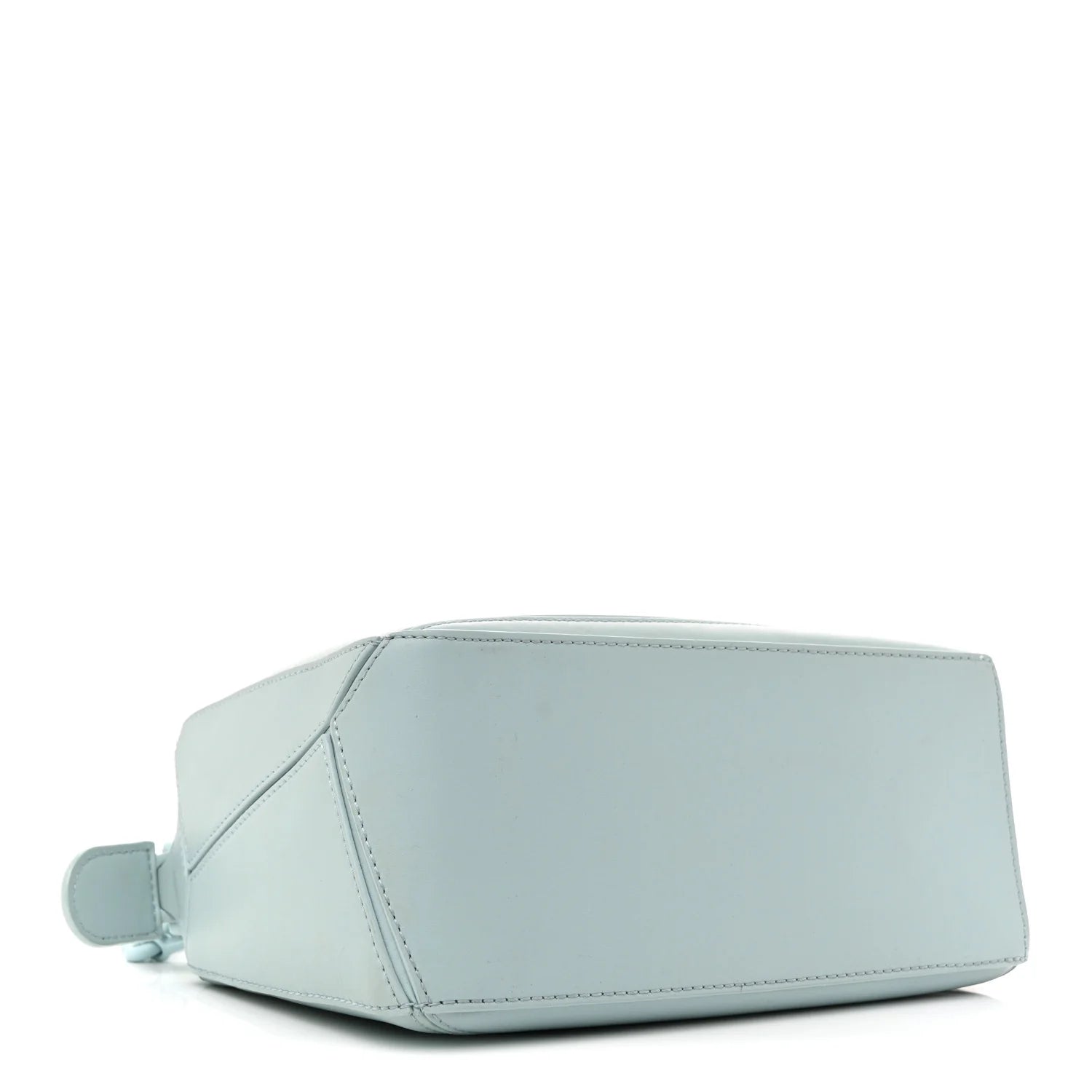 Grained Calfskin Small Puzzle Bag Aquamarine