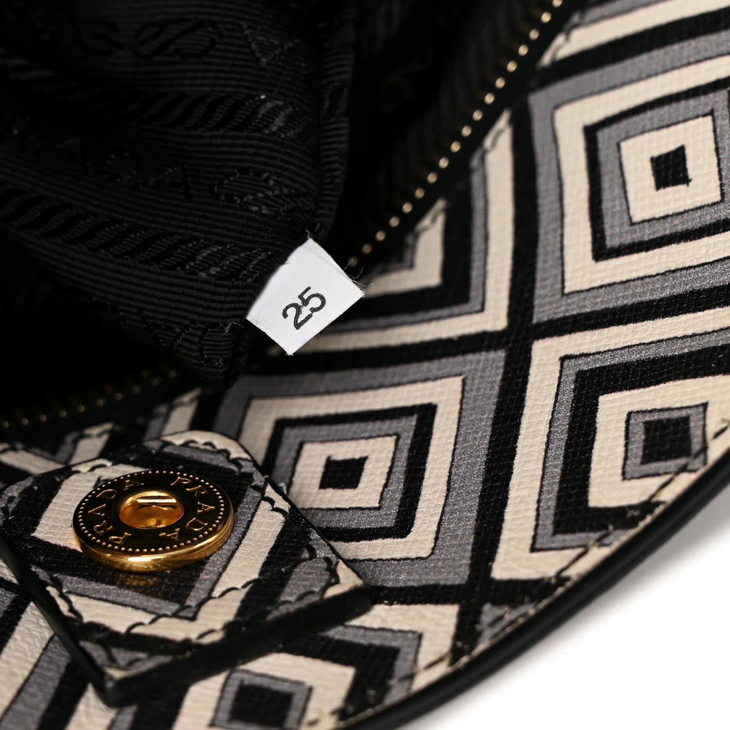 Saffiano Diamond Print Tote Multicolor