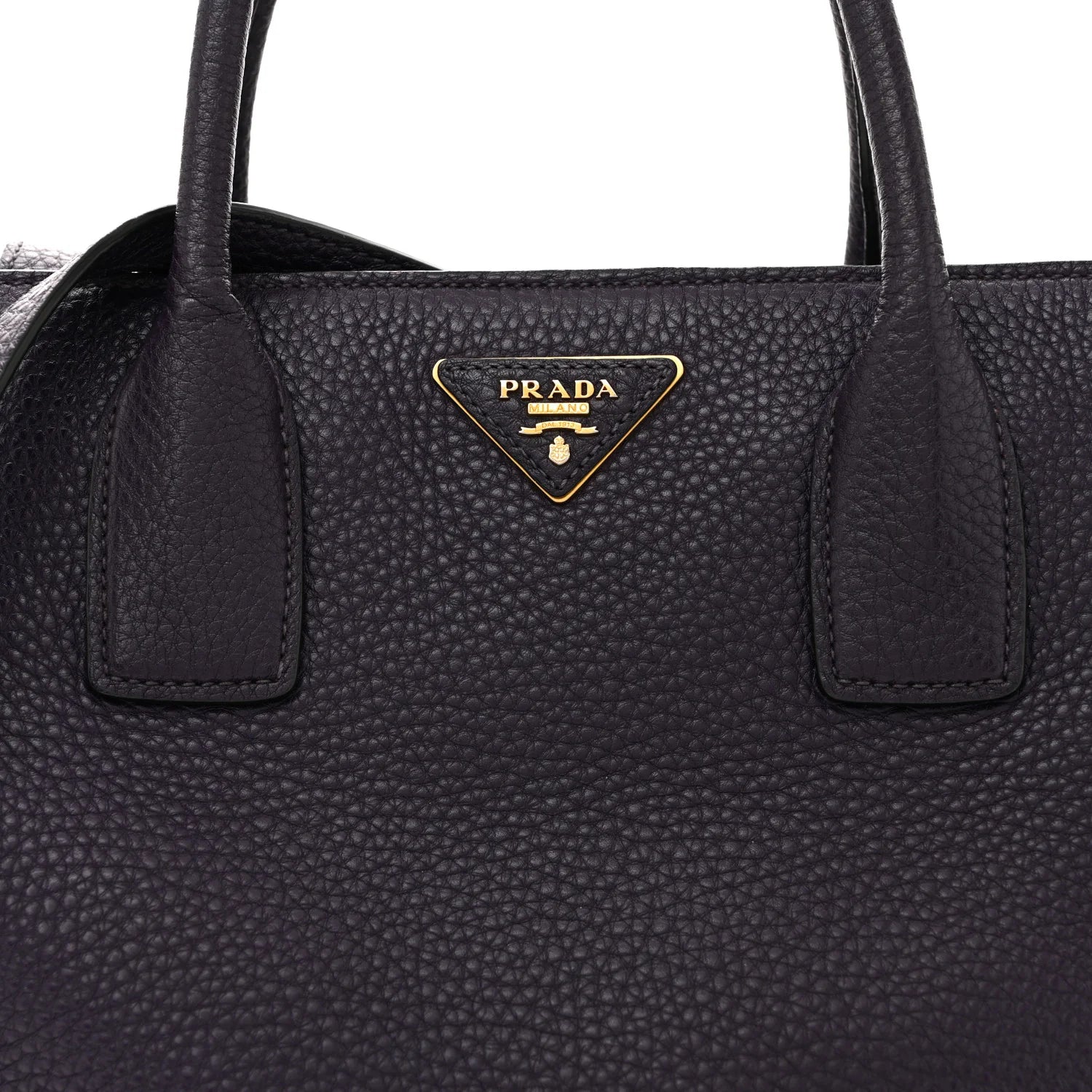 Vitello Daino Shopping Tote Viola