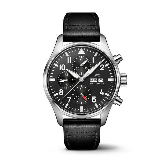 Unworn  Pilot’S Watch Chronograph, Stainless Steel, 43 Mm, Ref# IW378001, Box and Papers