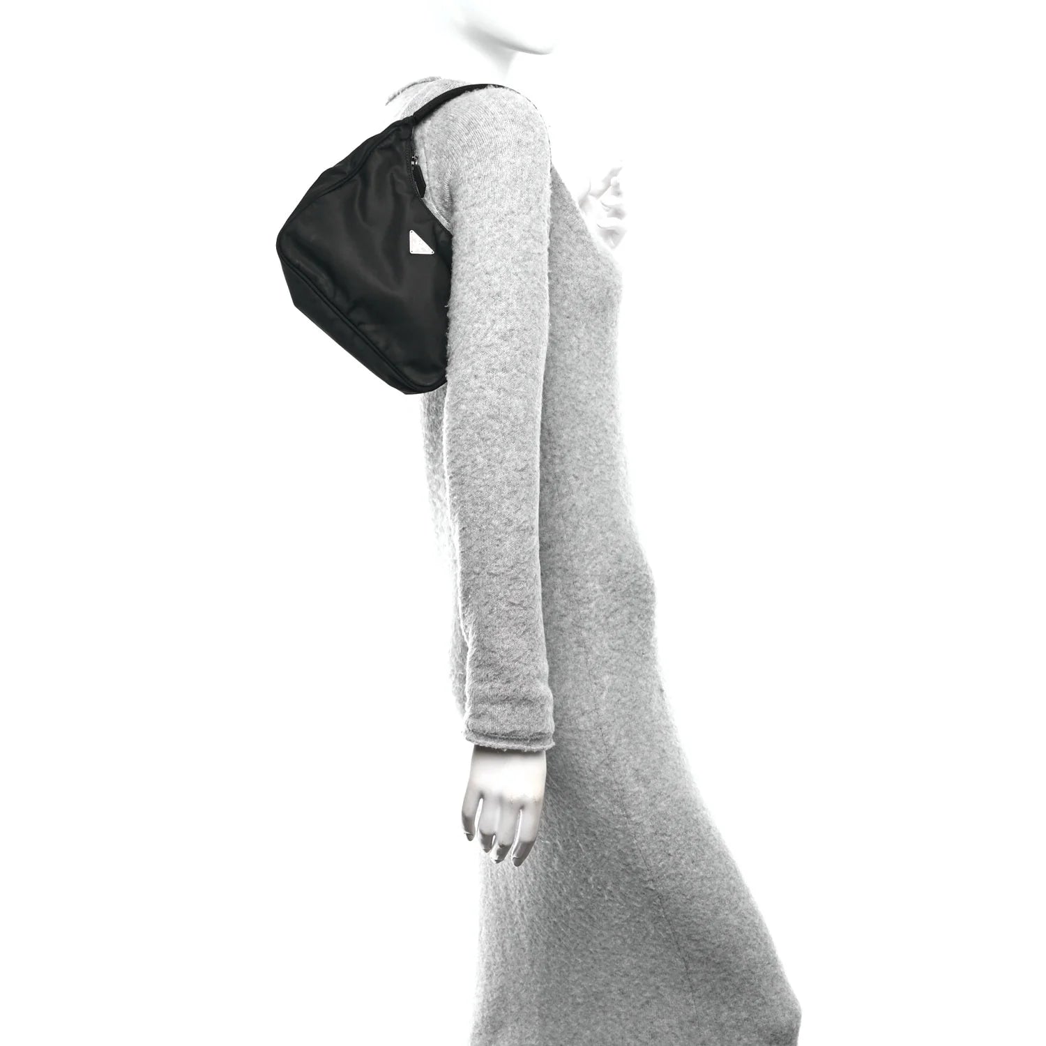 Tessuto Nylon Sport Mini Shoulder Bag Black