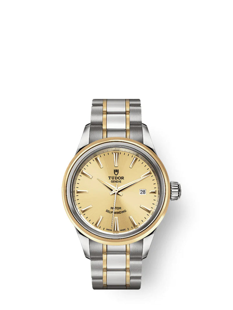 Style, Stainless Steel and Yellow Gold, 28Mm, Ref# M12103-0001