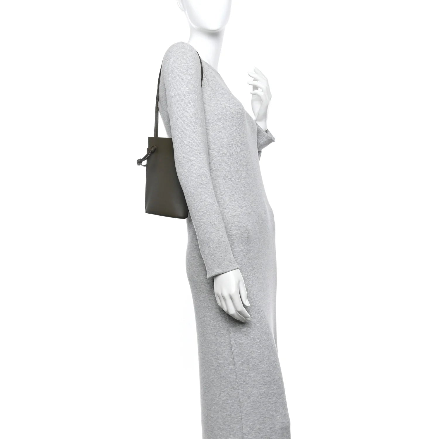 Smooth Calfskin Dice Pocket Khaki Green