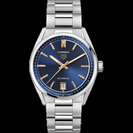 Unworn  Carrera Calibre 7 Date, Stainless Steel, 36Mm, Ref# WBN2311.BA0001, Box & Papers