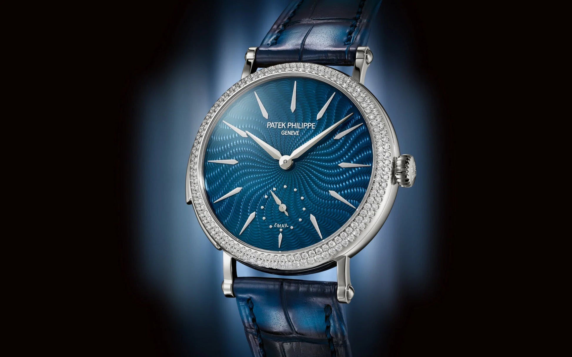 Ladies'  Grand Complication, 18K White Gold with Set 194 Diamonds, 36Mm, Ref# 7040/250G-001