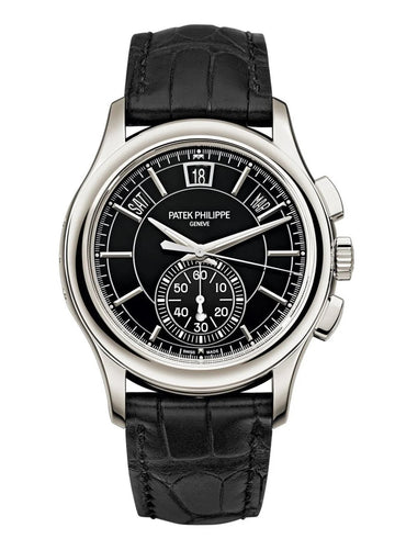 Patek Philippe 5905P Annual Calendar Flyback Chronograph Platinum 42Mm Automatic Luxury Watch