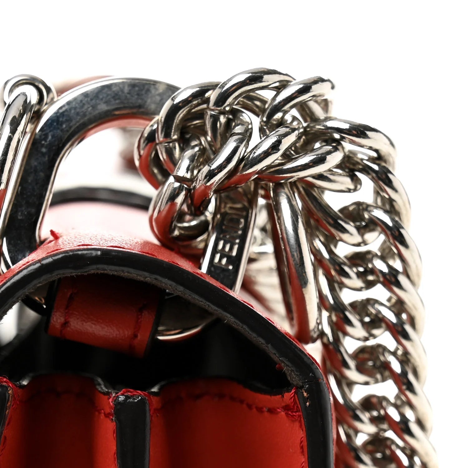 Vitello Liberty Lucido Catalan Mirror Hypnoteyes Studded Small Kan I Shoulder Bag Bloody Mary Carbone Multicolor