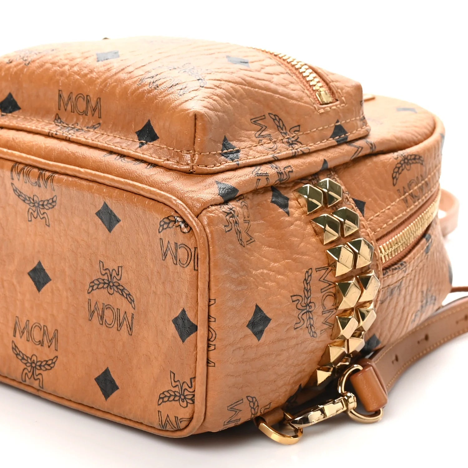 Visetos Side Stud X-Mini Stark Bebe Boo Backpack Cognac