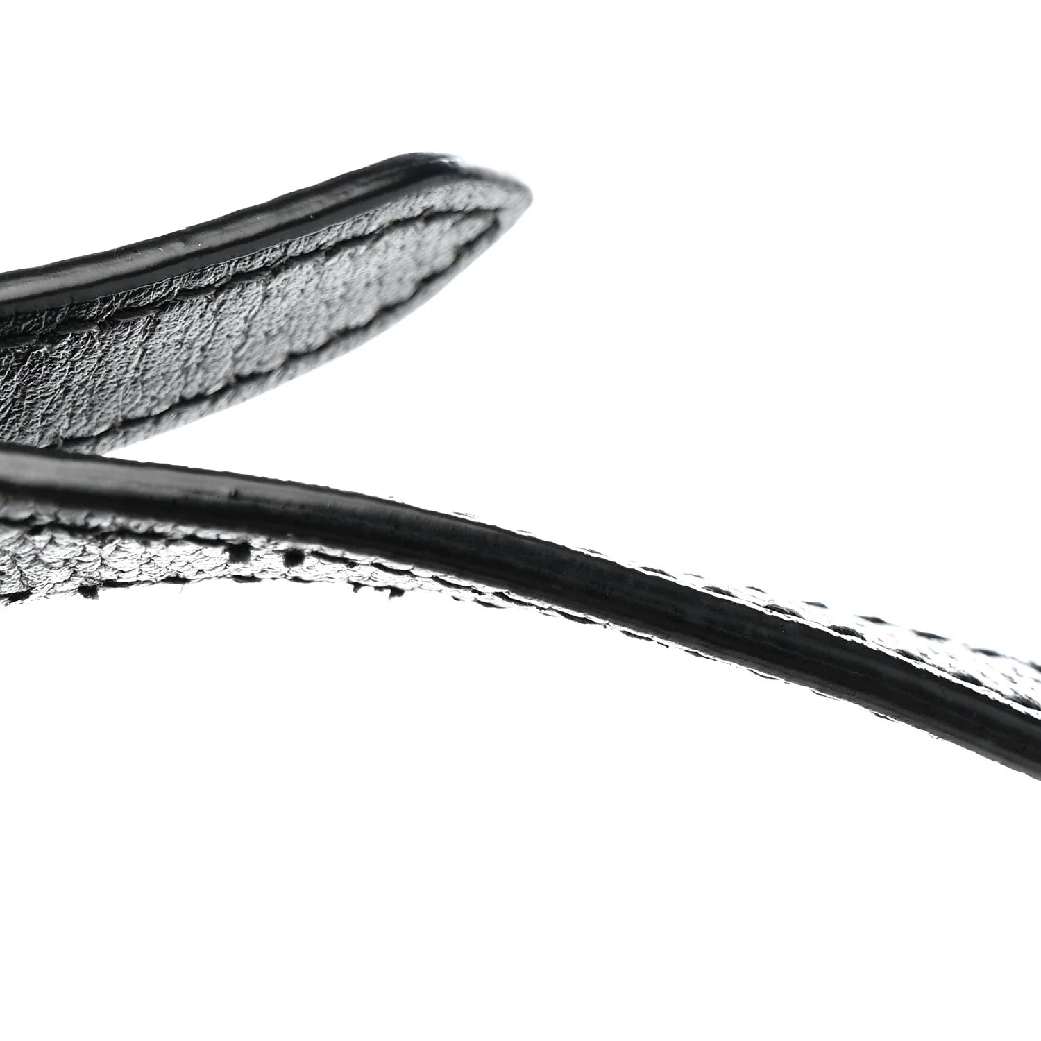 Textured Calfskin Bee Star Print Mini Sylvie Top Handle Bag Black