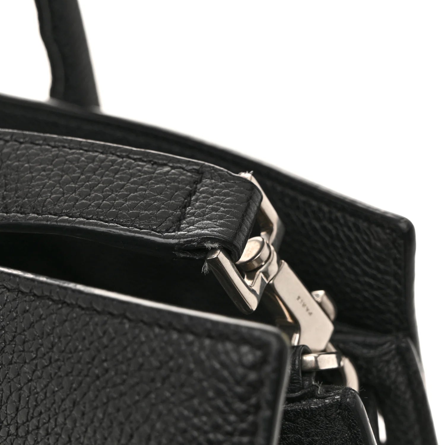 Grained Calfskin Small Supple Sac De Jour Black