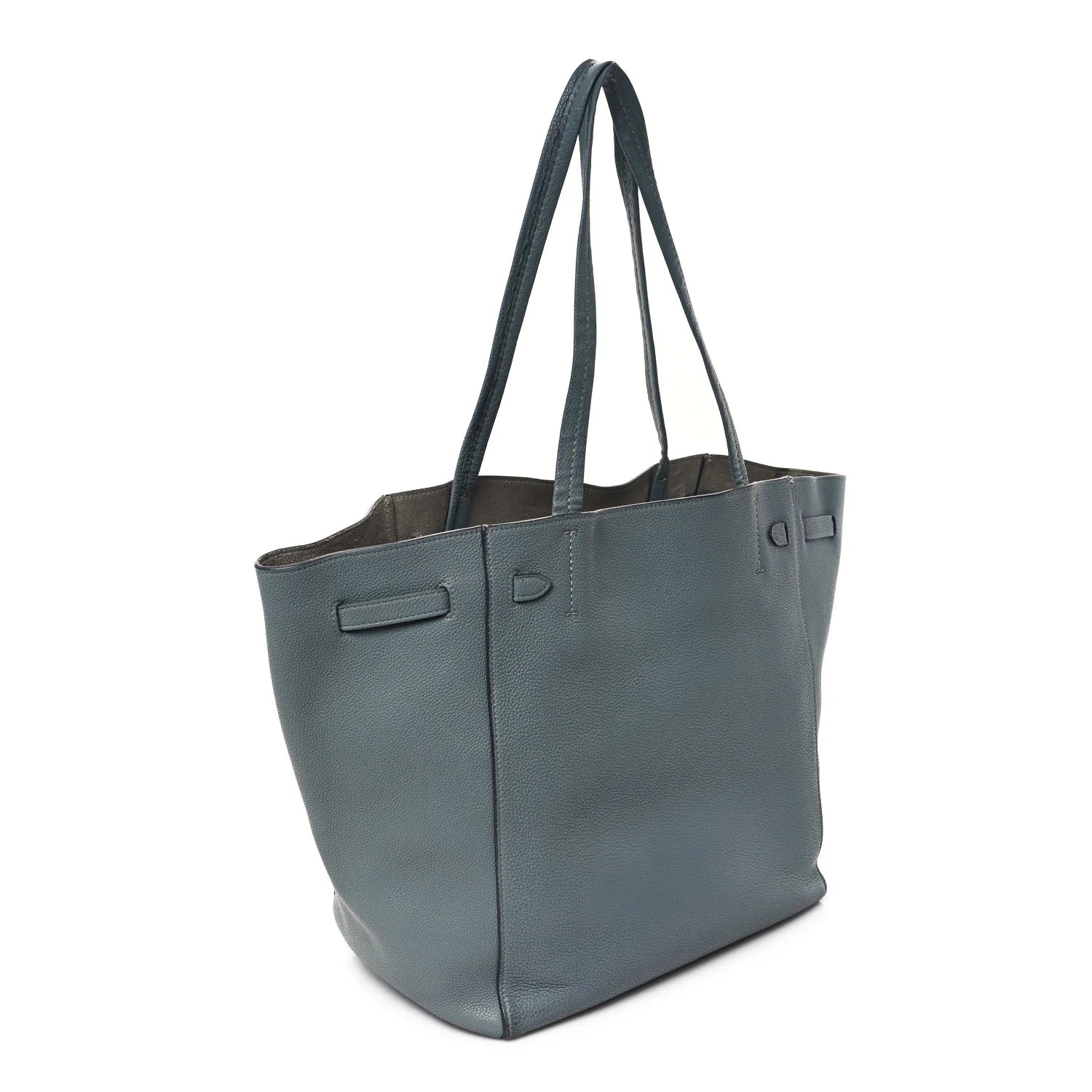 Soft Grained Calfskin Small Belt Cabas Phantom Storm