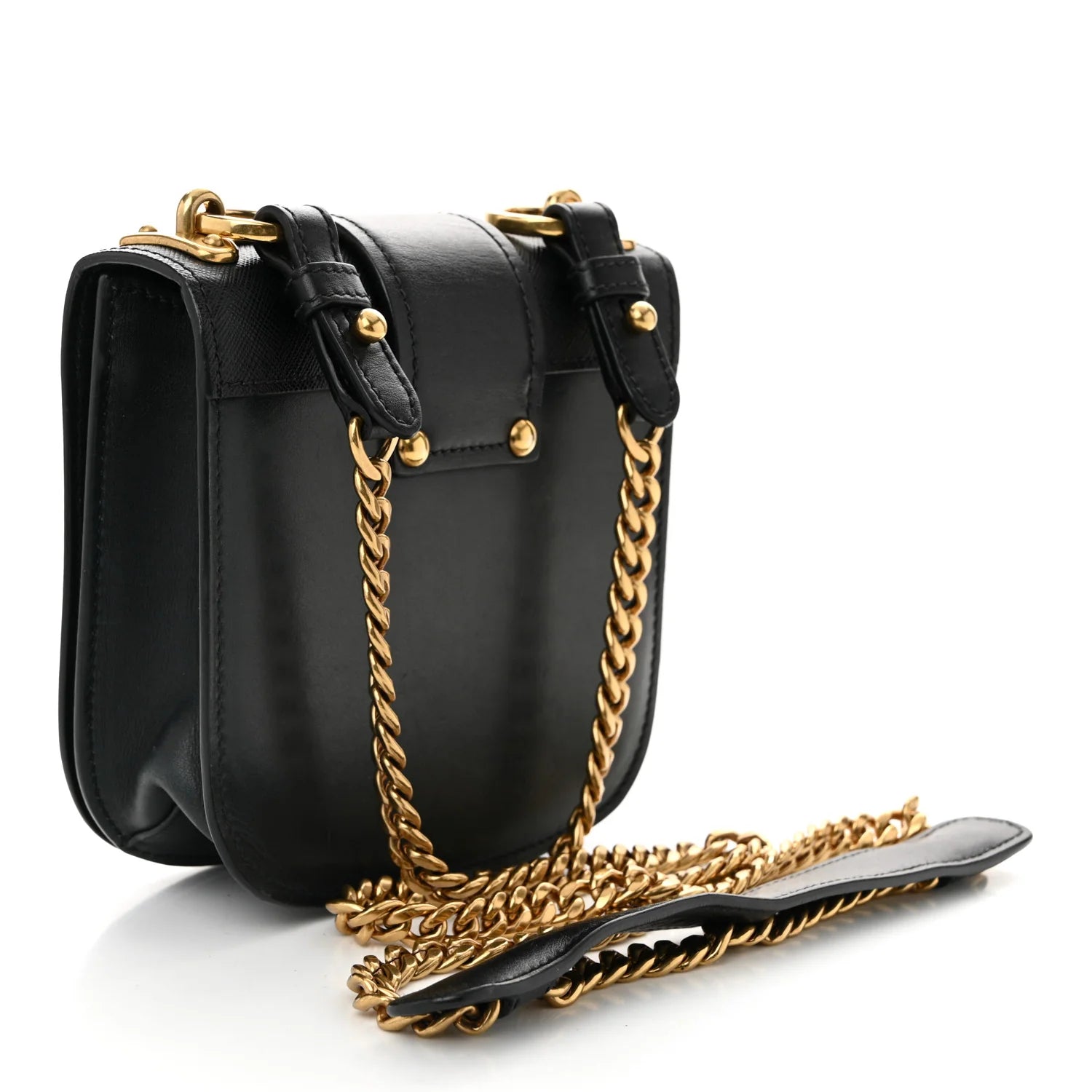 City Calf Saffiano Cahier Crossbody Bag Green