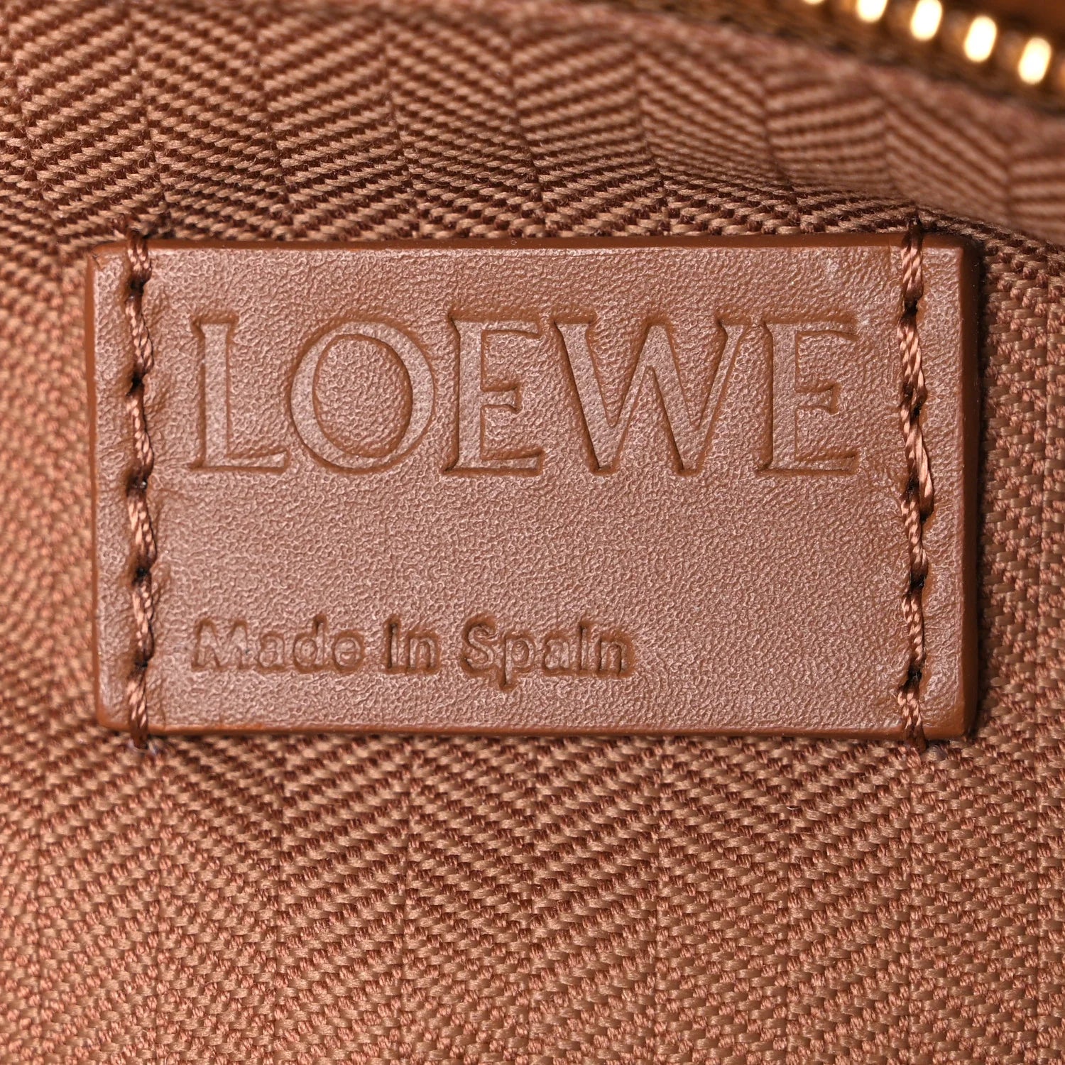 Satin Calfskin Small Puzzle Bag Pecan