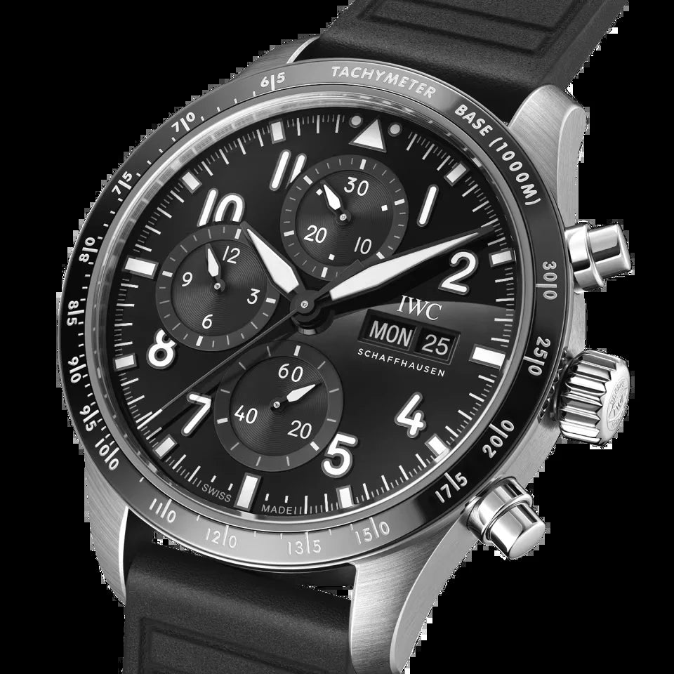 Unworn  Pilot’S Watch Performance Chronograph AMG 41, Titanium, 41Mm, Ref# IW388305, Box and Papers