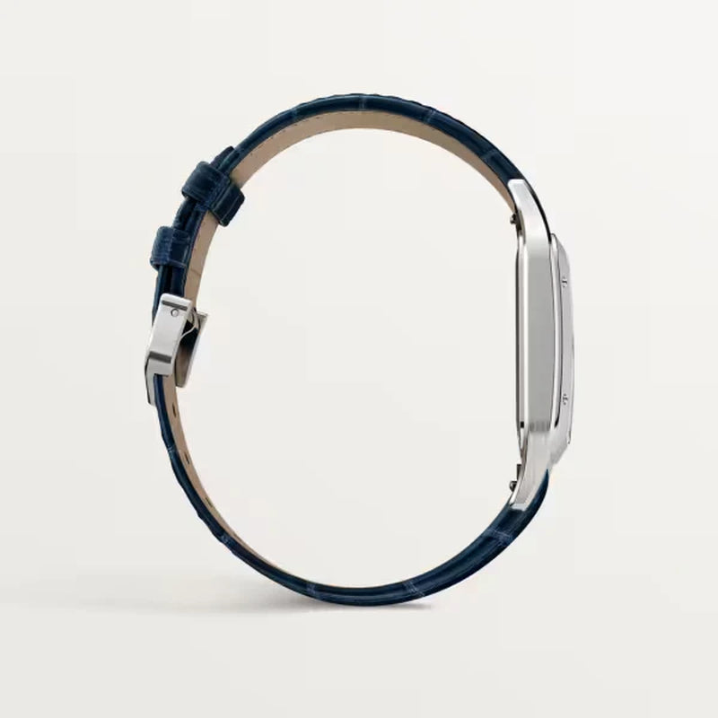 Unworn  Santos Dumont De , Stainless Steel, 43.5Mm X 31.4Mm, Ref# WSSA0022, Box and Papers