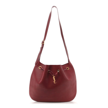 Smooth Calfskin Paris VII Large Flat Hobo Red