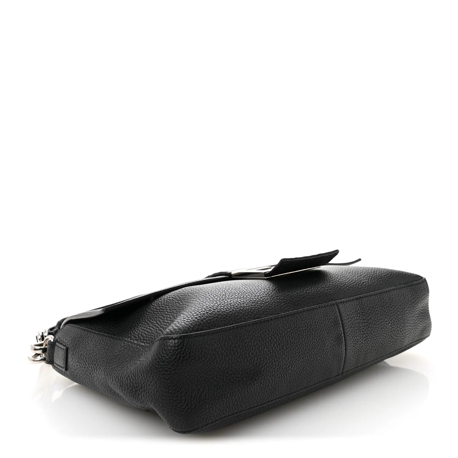 Cuoio Romano Selleria Large Convertible Baguette Black