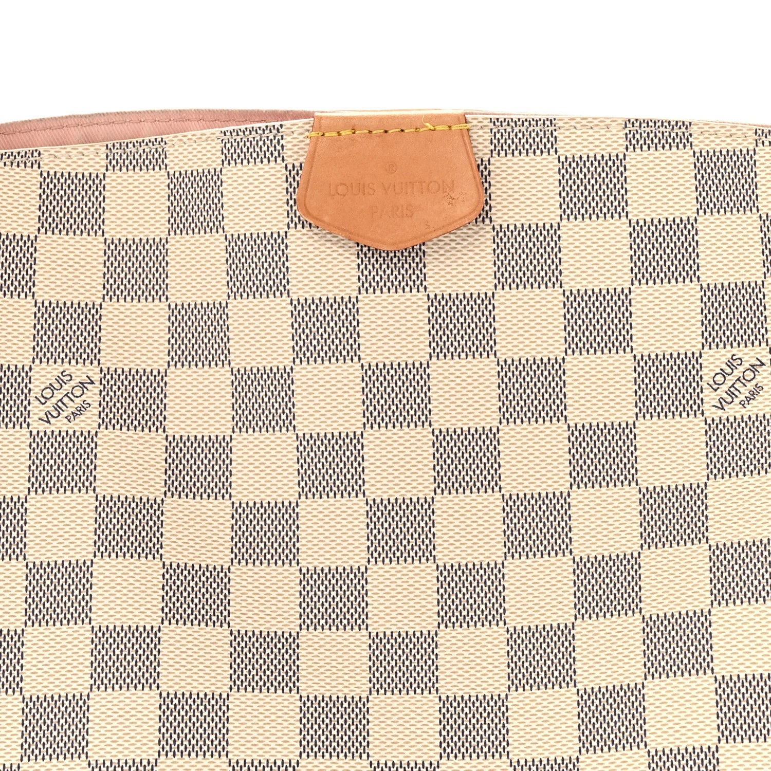 Damier Azur Graceful PM Rose Ballerine