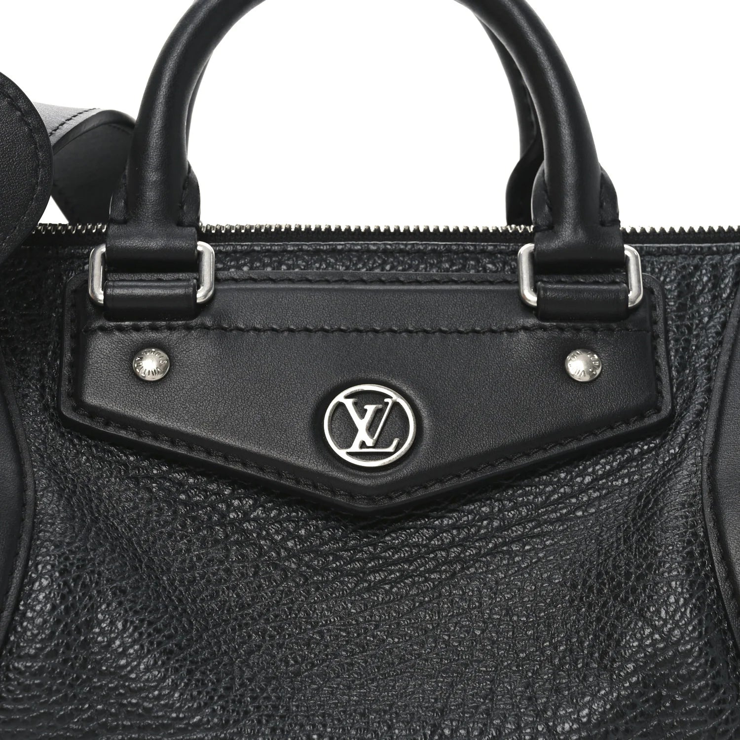 Pixel Lambskin LV Biker PM Black