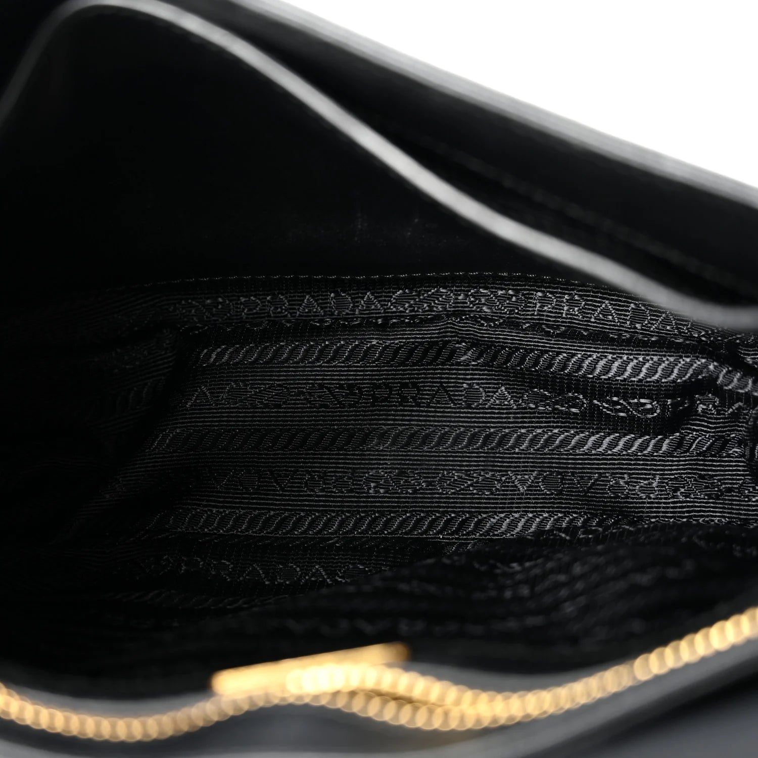 Saffiano Flap Crossbody Black