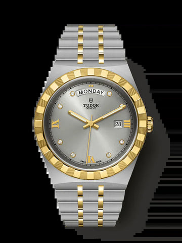 Royal, Stainless Steel and 18K Yellow Gold with Diamond-Set, 41Mm, Ref# M28603-0002
