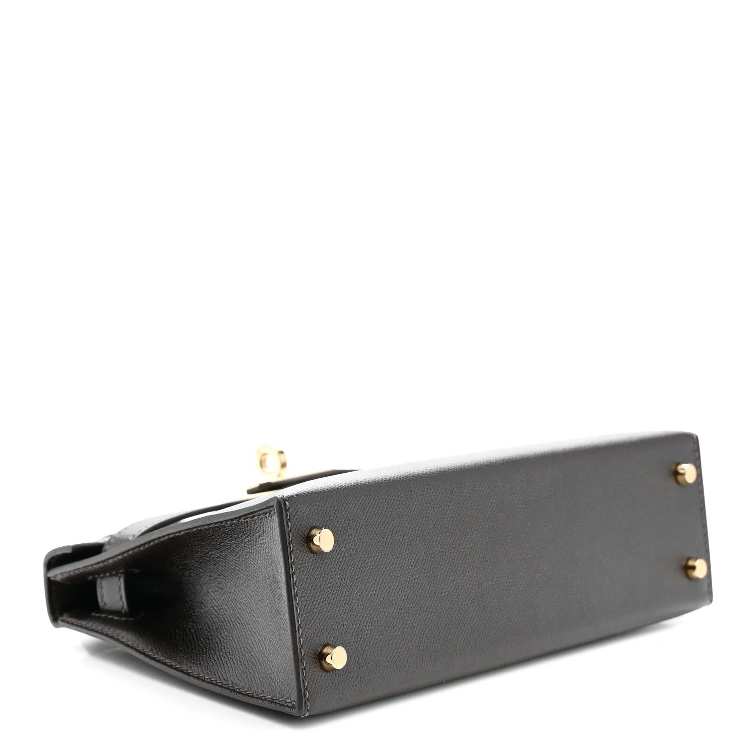 Madame Calfskin Mini Kelly Sellier 20 Bai Brun