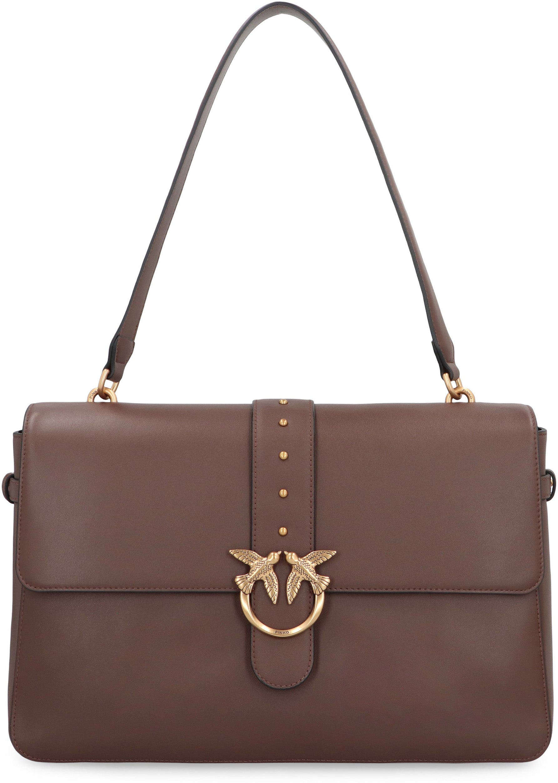 MAXI LOVE BAG SLOUCHY SHOULDER BAG in LEATHER