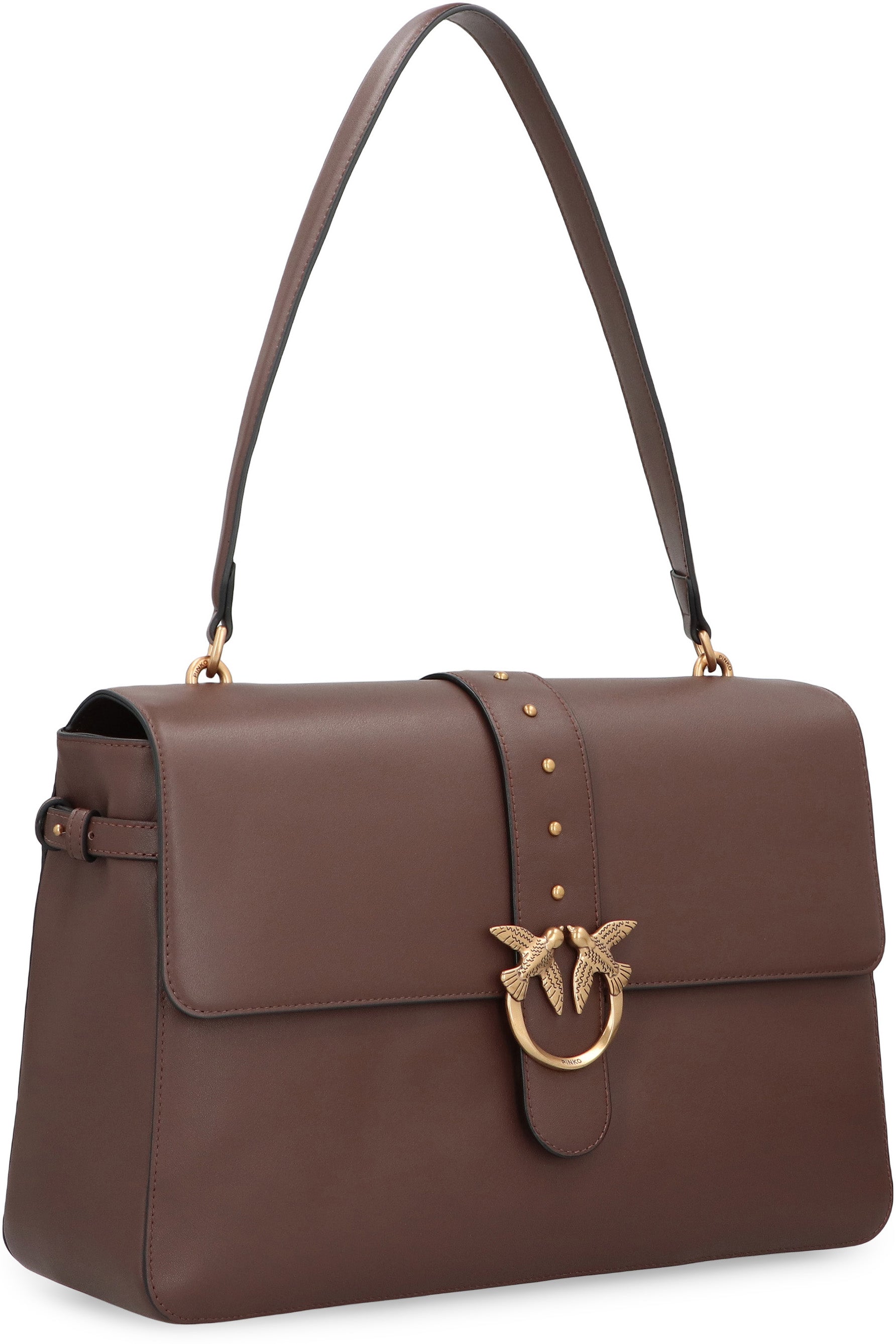 MAXI LOVE BAG SLOUCHY SHOULDER BAG in LEATHER