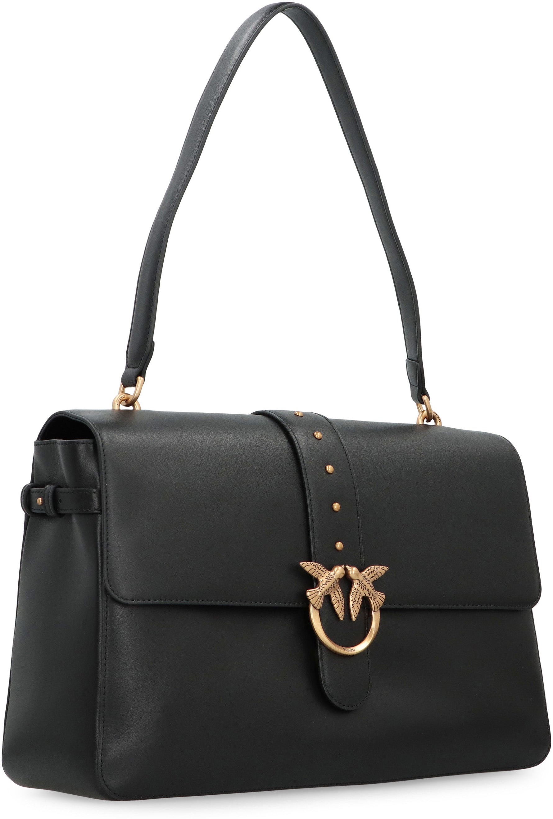 MAXI LOVE BAG SLOUCHY SHOULDER BAG in LEATHER