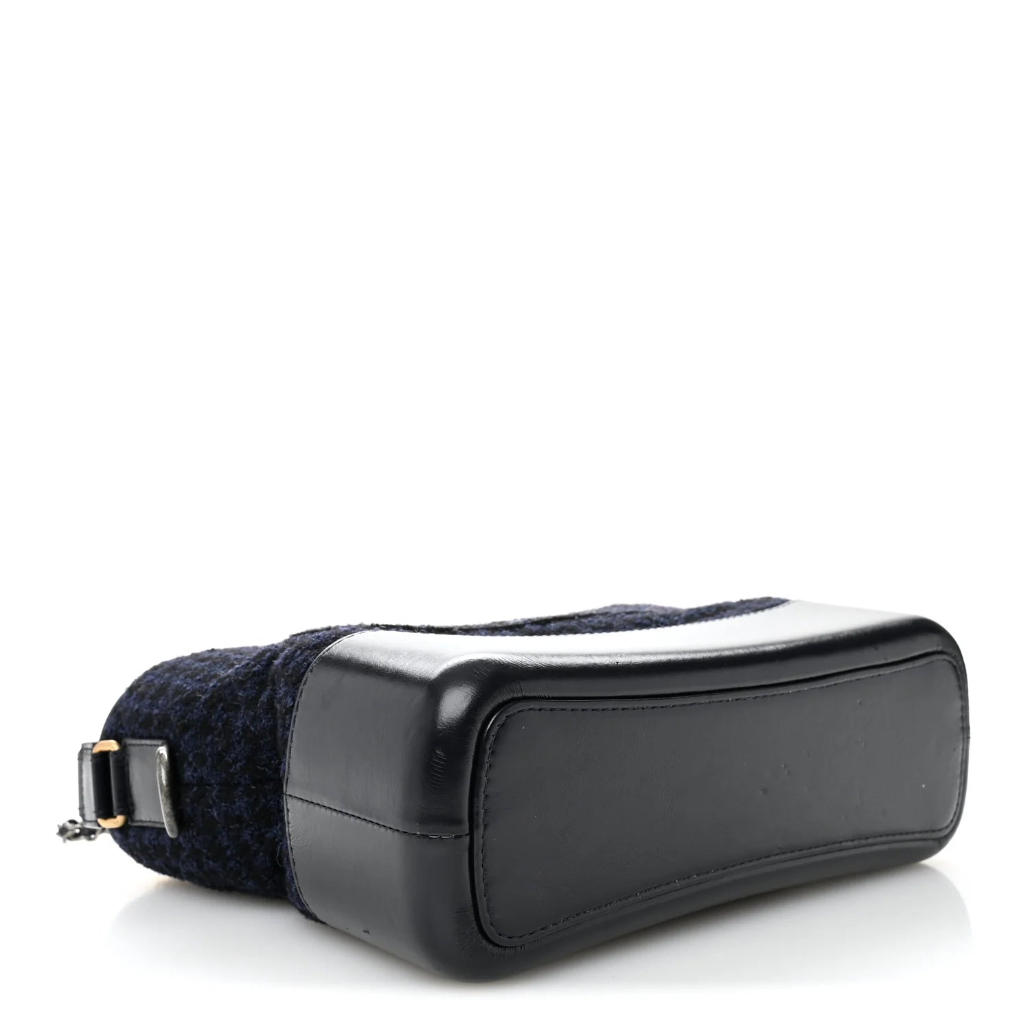 Tweed Calfskin Quilted Medium Gabrielle Hobo Black Blue