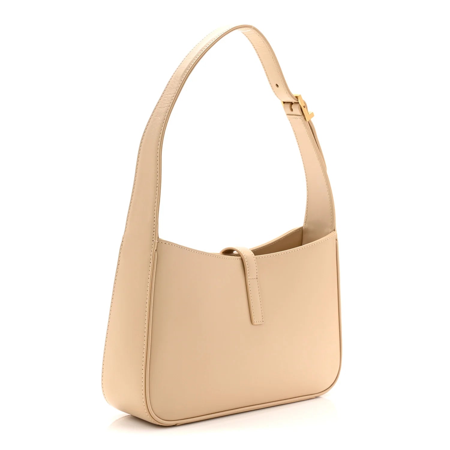 Smooth Calfskin Le 5 a 7 Hobo Dark Beige