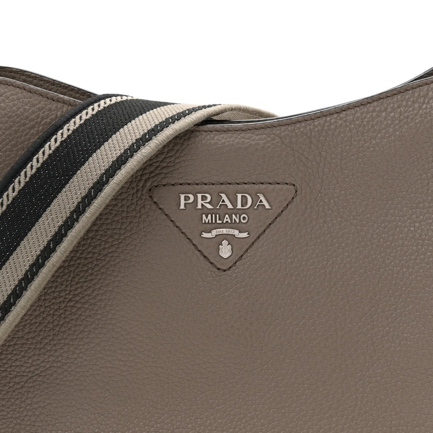 Vitello Daino Soft Hobo Messenger Bag Argilla