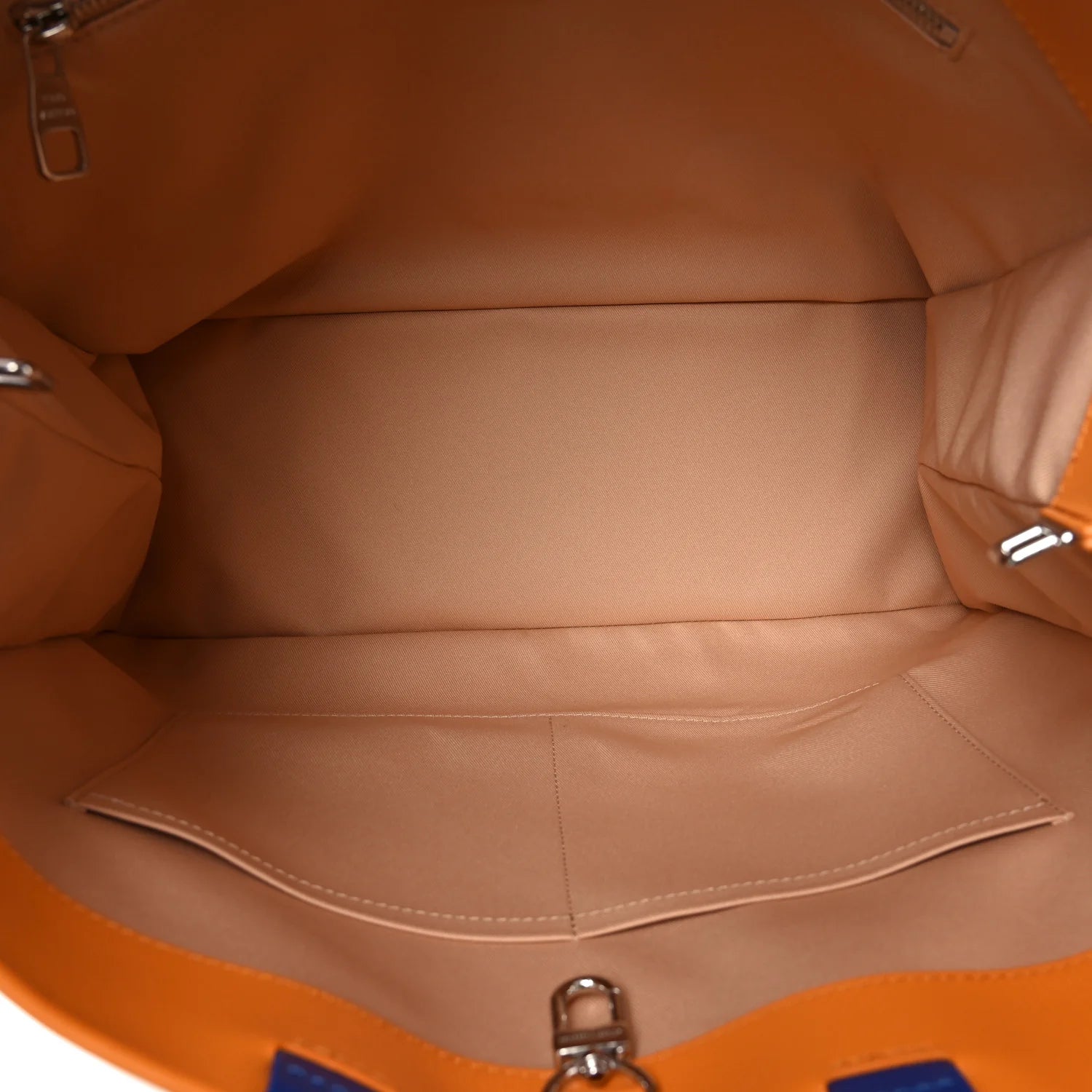 Cowhide Shopper Bag MM Safran