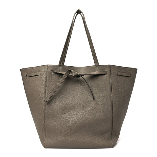 Soft Grained Calfskin Small Belt Cabas Phantom Taupe