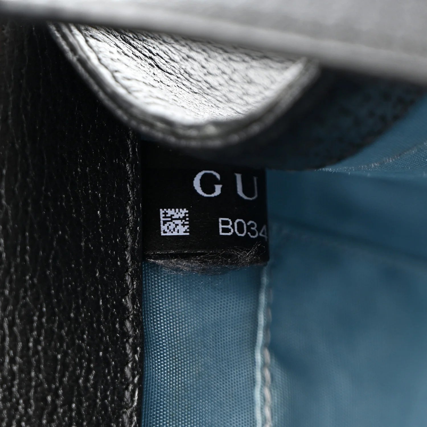 Textured Calfskin Bee Star Print Mini Sylvie Top Handle Bag Black