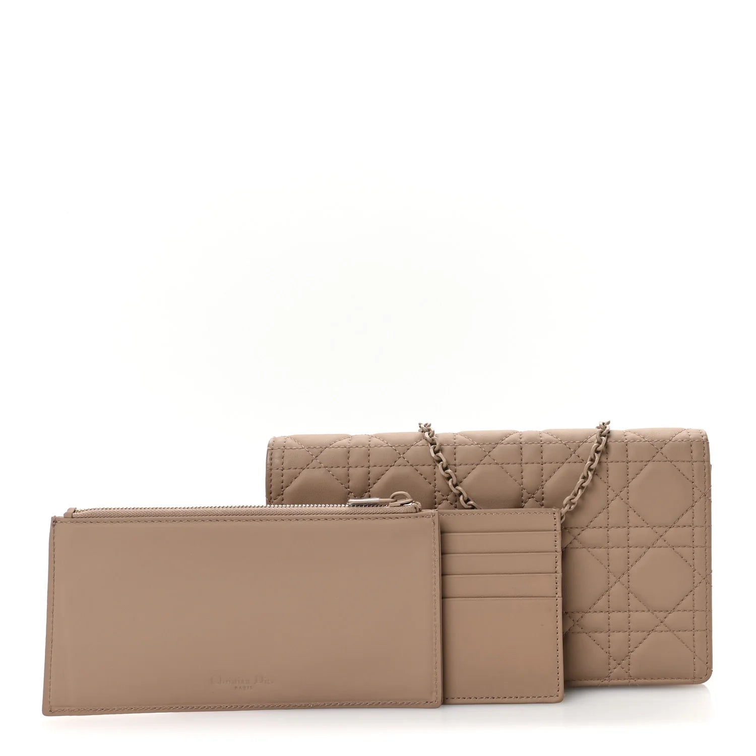 Ultra Matte Calfskin Cannage Lady Dior Clutch Fard