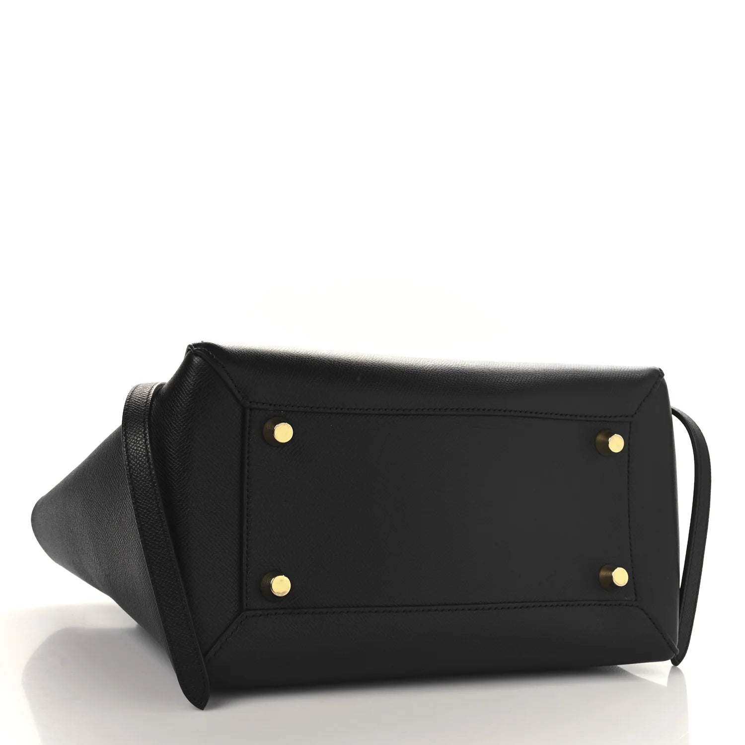 Grained Calfskin Mini Belt Bag Black
