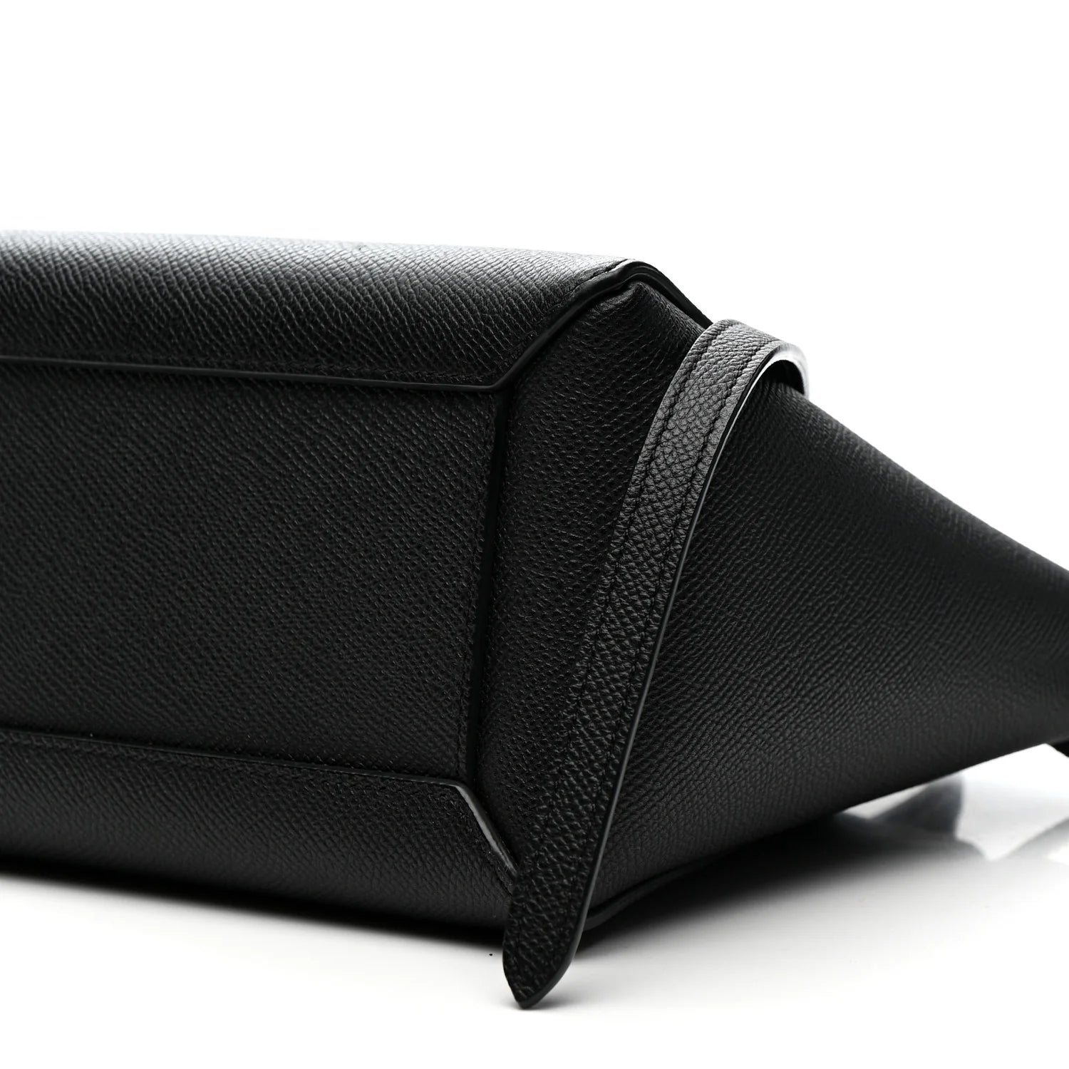 Grained Calfskin Nano Belt Bag Black