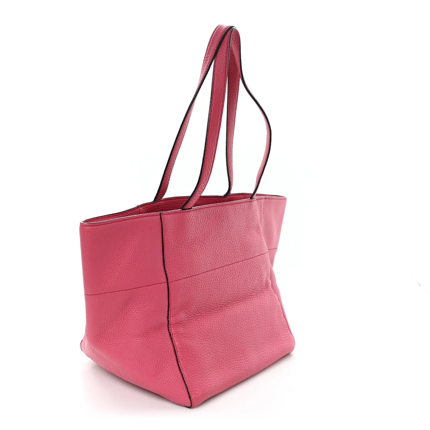 Vitello Daino Shopping Tote Peonia