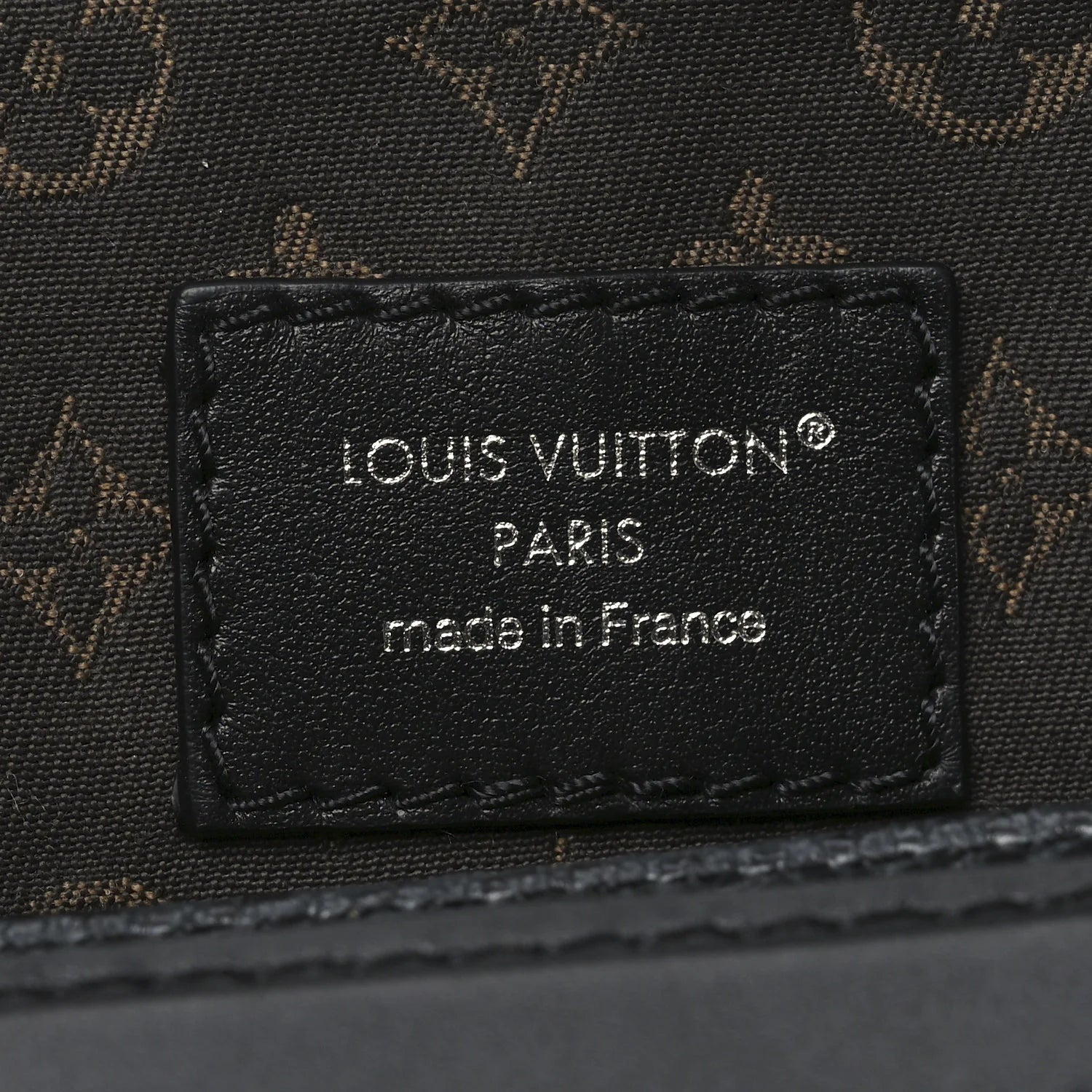 Pixel Lambskin LV Biker PM Black