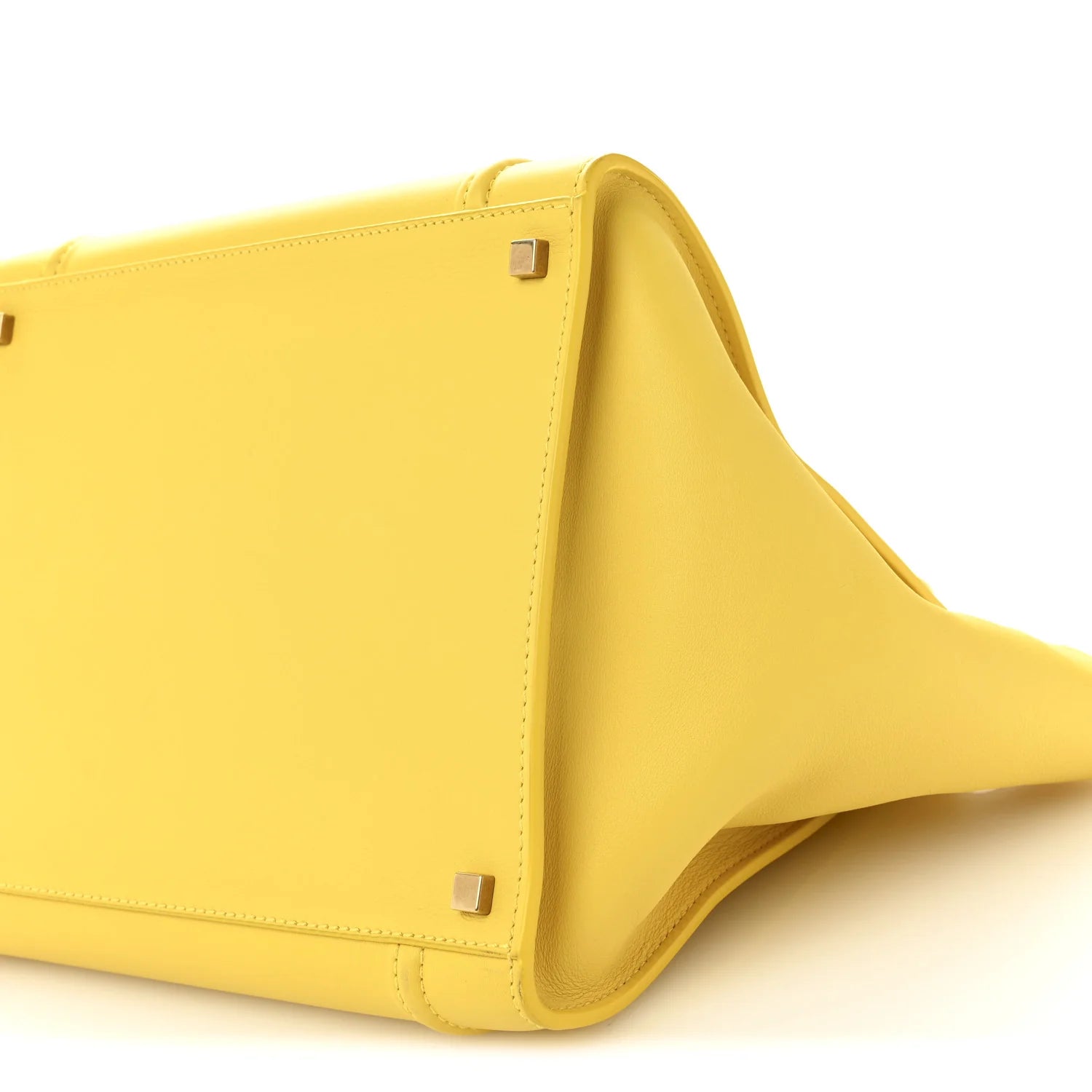 Supple Calfskin Medium Phantom Luggage Sun Yellow