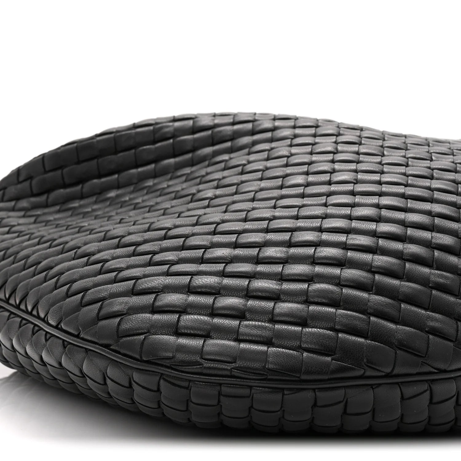 Supple Nappa Intrecciato Maxi Veneta Black